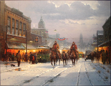 Trailhands and Trolleys by artist G Harvey